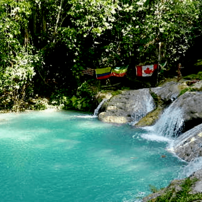 Things to Do in Ocho Rios Jamaica when you stay at Mais oui Villa in Discovery Bay: Blue Hole Jamaica