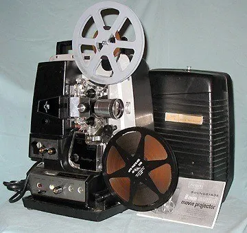 reel to reel projector which was the inspiration for our Jamaica villa with movie theater experience