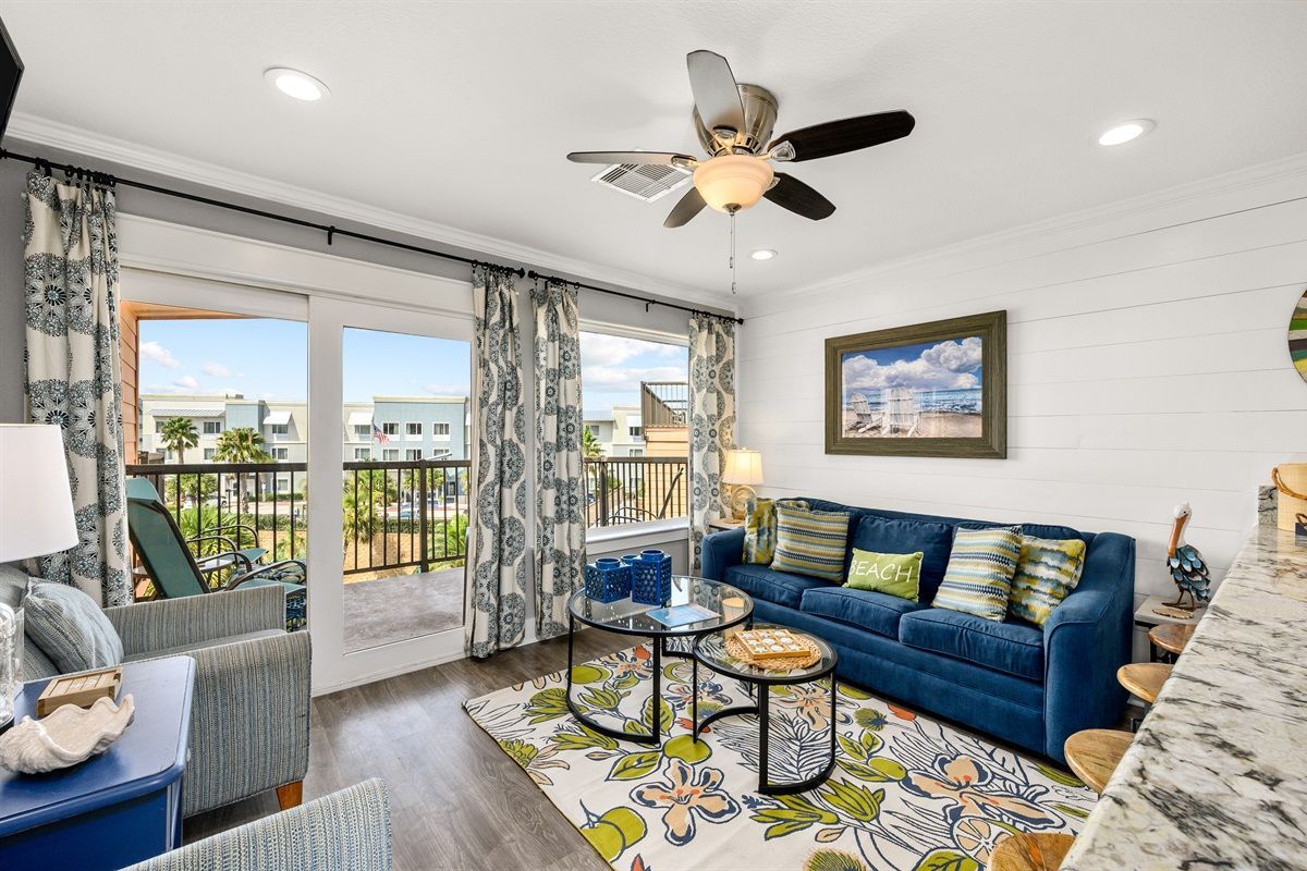 interior of Galveston rental