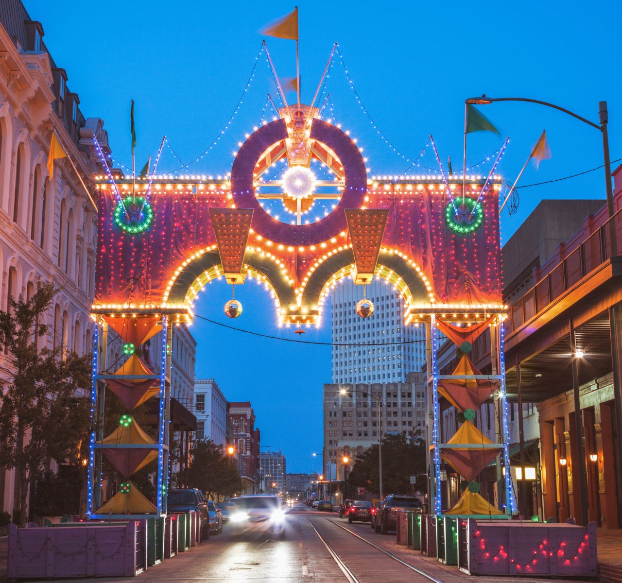 arch in historic Galveston