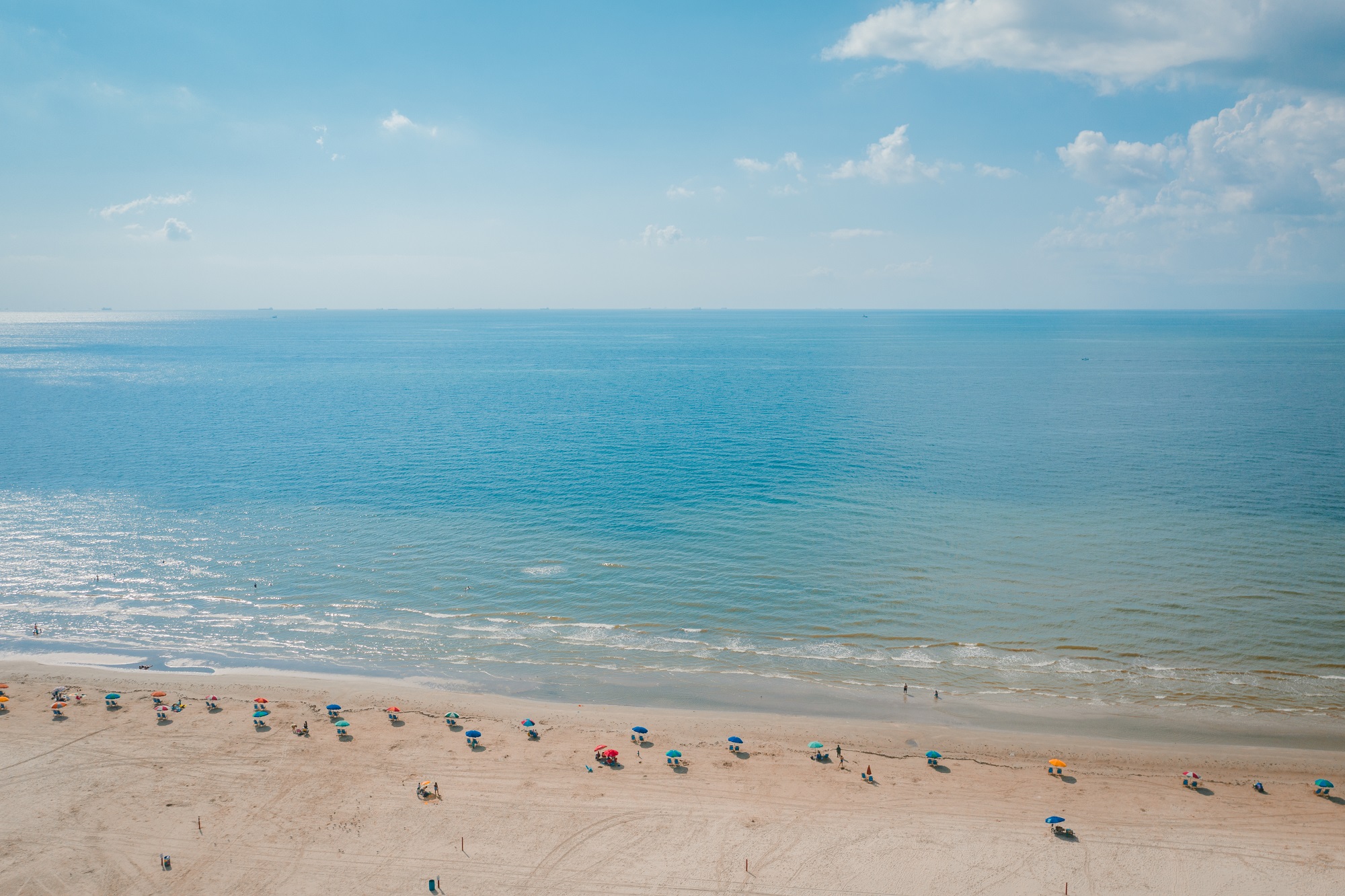beach town Galveston