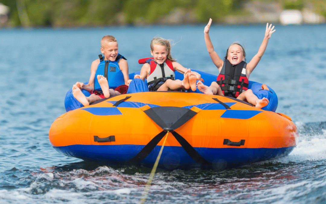 kids tubing at lake of the ozarks