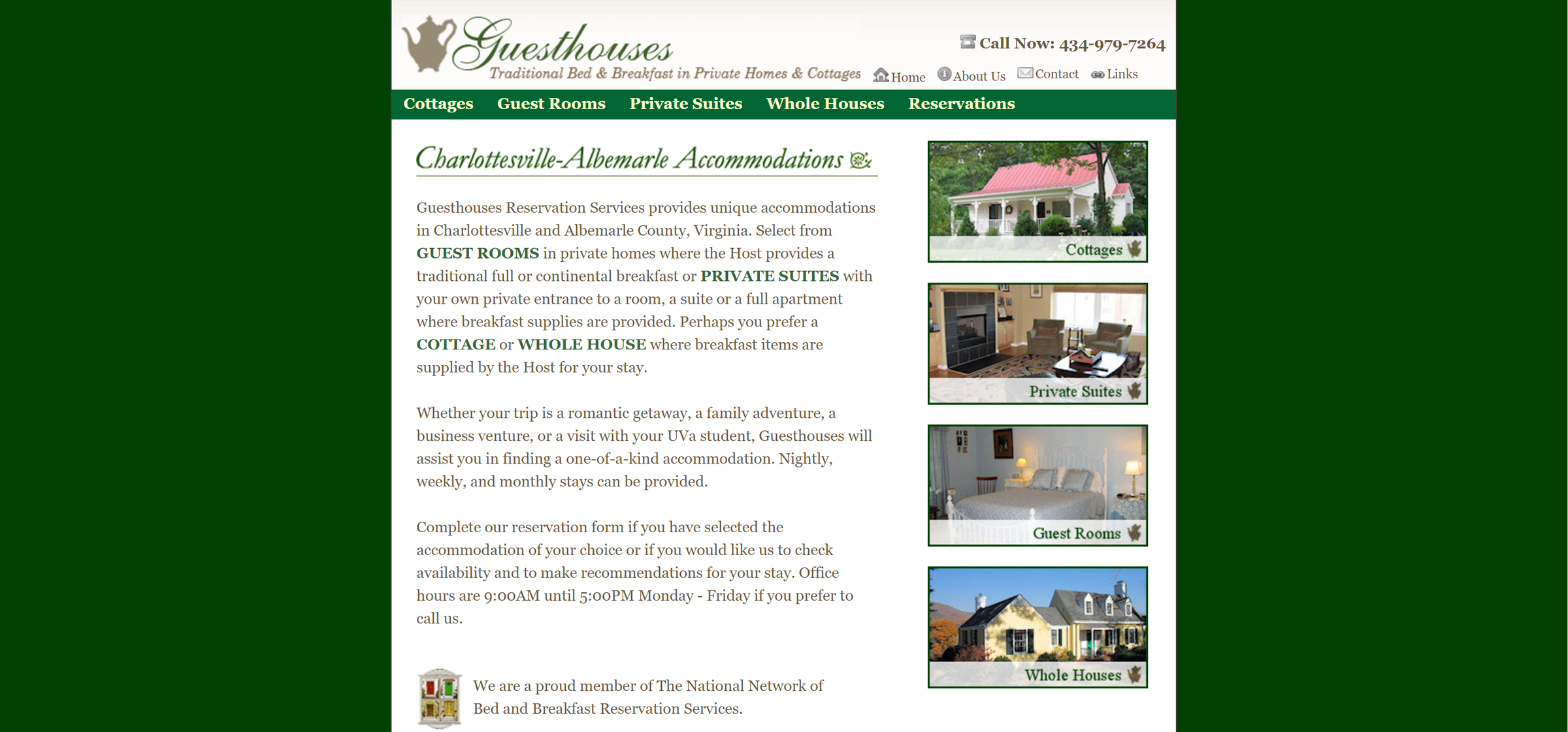 Guesthouses Website 2008