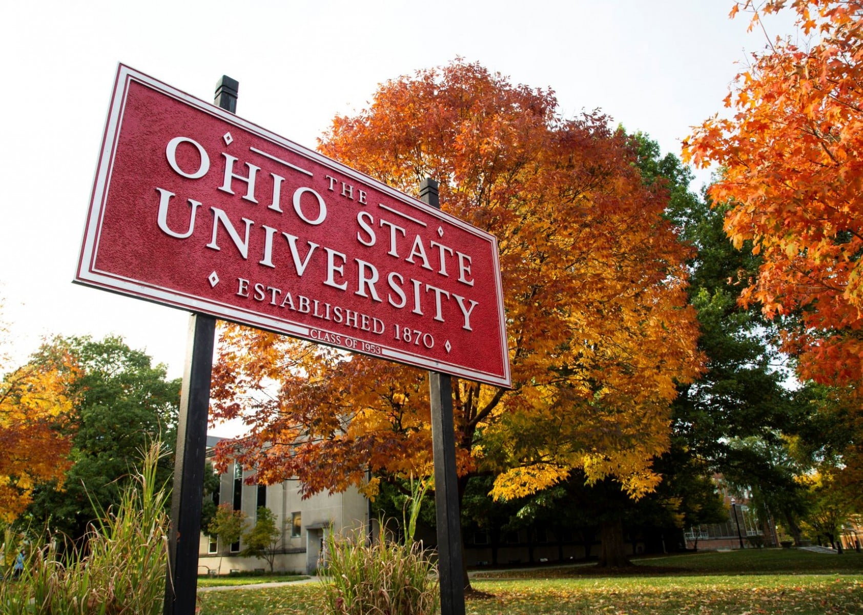 Ohio State University campus during fall move-in week in Columbus, Ohio