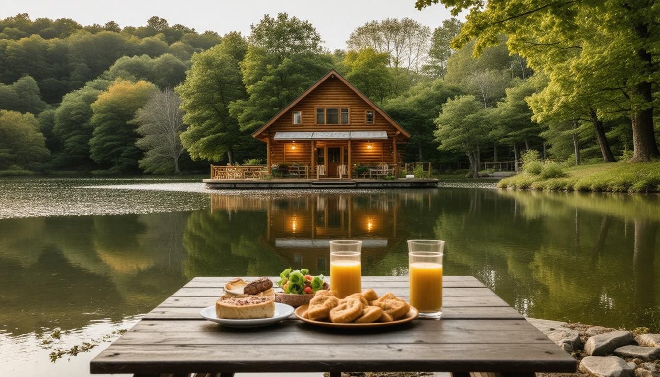 cozy cabin by lake 1738963492404