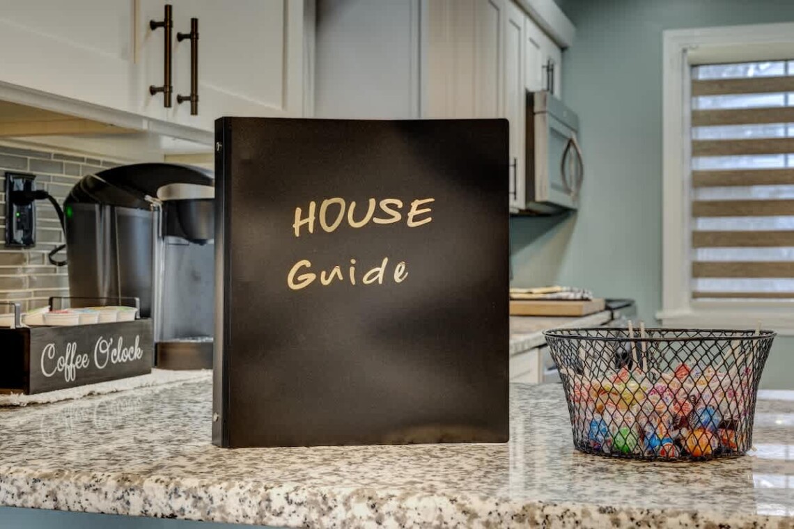 House guide for guests at a professionally managed short-term rental