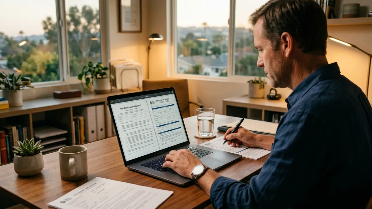 San Diego property owner reviewing STRO license and STR regulations San Diego permit documents