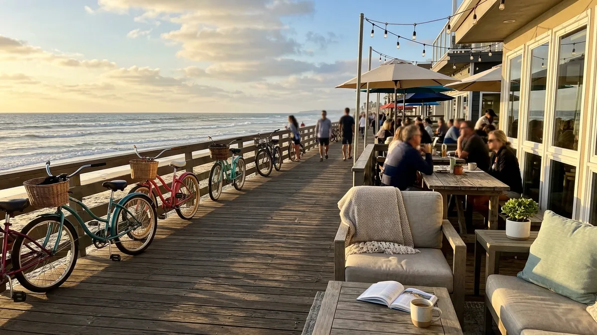 vacation rental in Mission Beach boardwalk amenities and guest experience