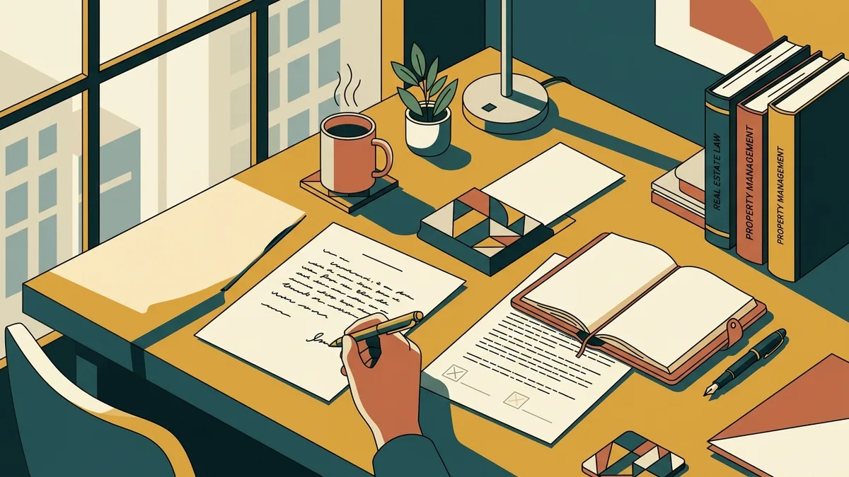 writing a property manager termination letter with contract reference