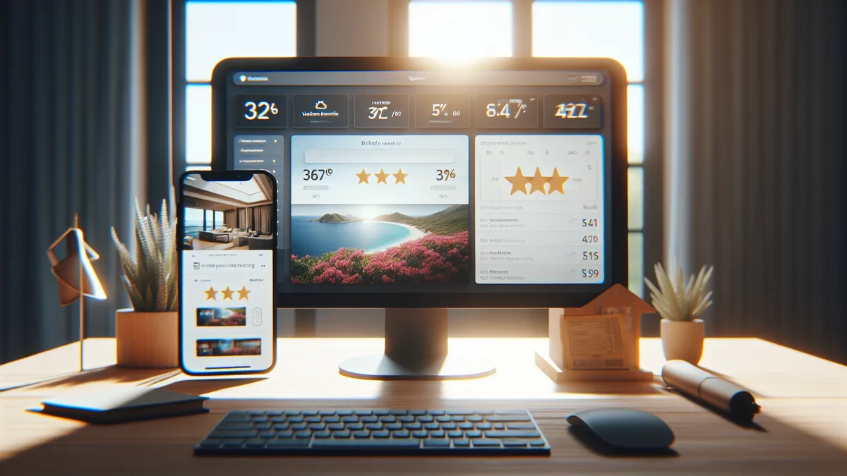 Pricing dashboard comparing cost-plus pricing floors with live Airbnb rate adjustments