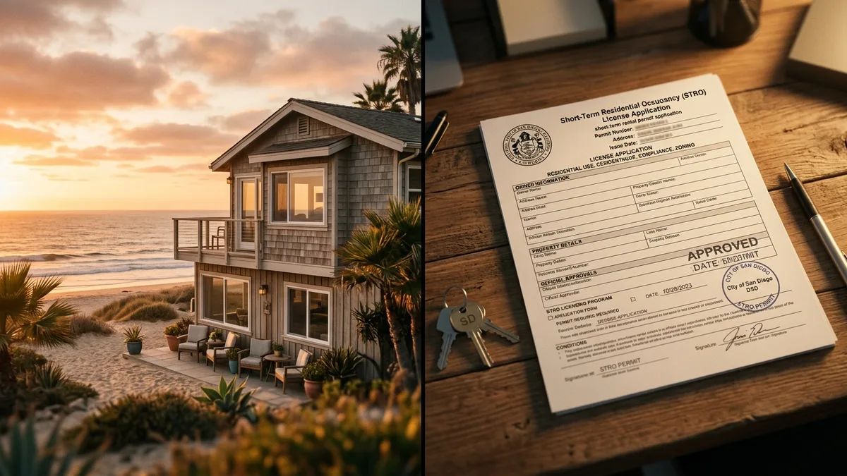 San Diego STRO license requirements for short-term rental properties