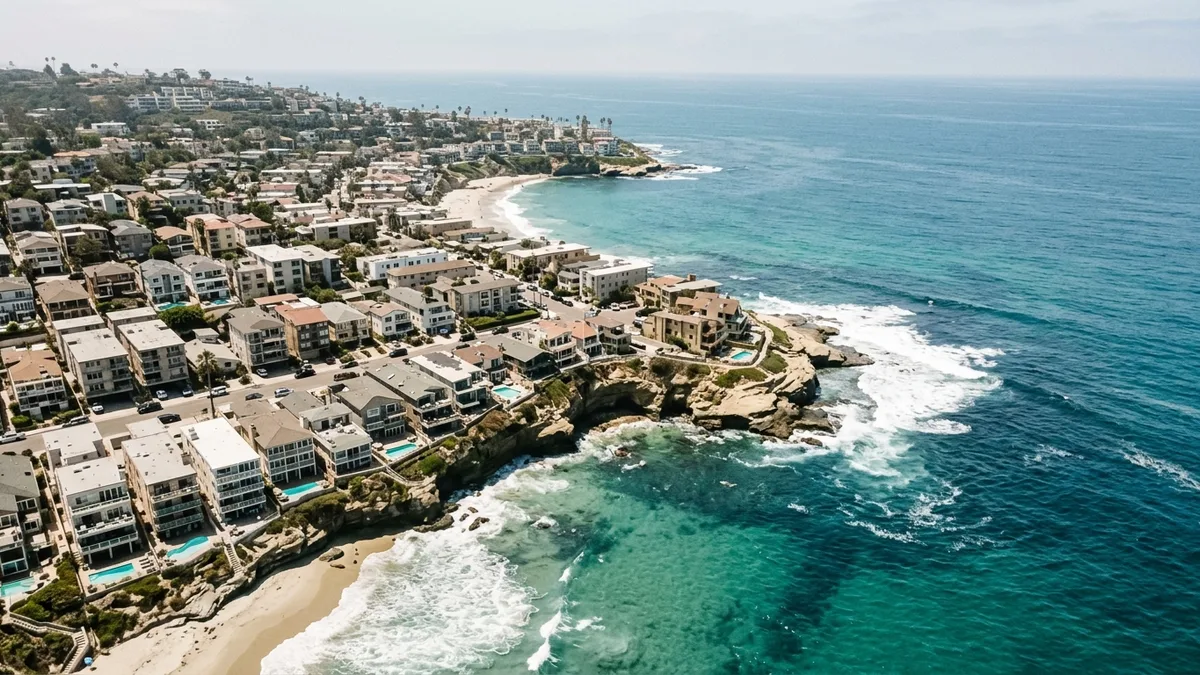 La Jolla Airbnb market data used for historical and forward-looking ROI forecasting