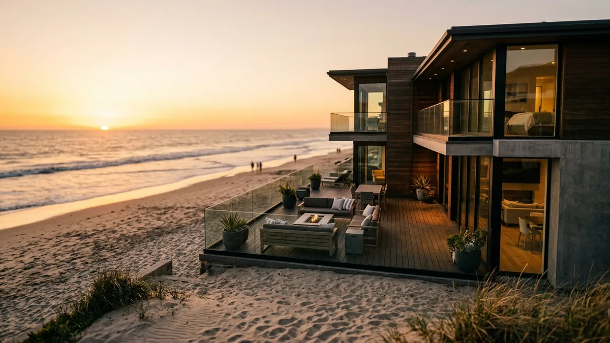 Coastal vacation rental in Mission Beach San Diego with outdoor patio and professional property management