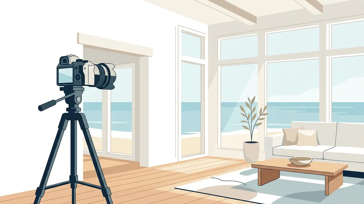 Vacation rental listing optimization photo sequencing for coastal rental properties