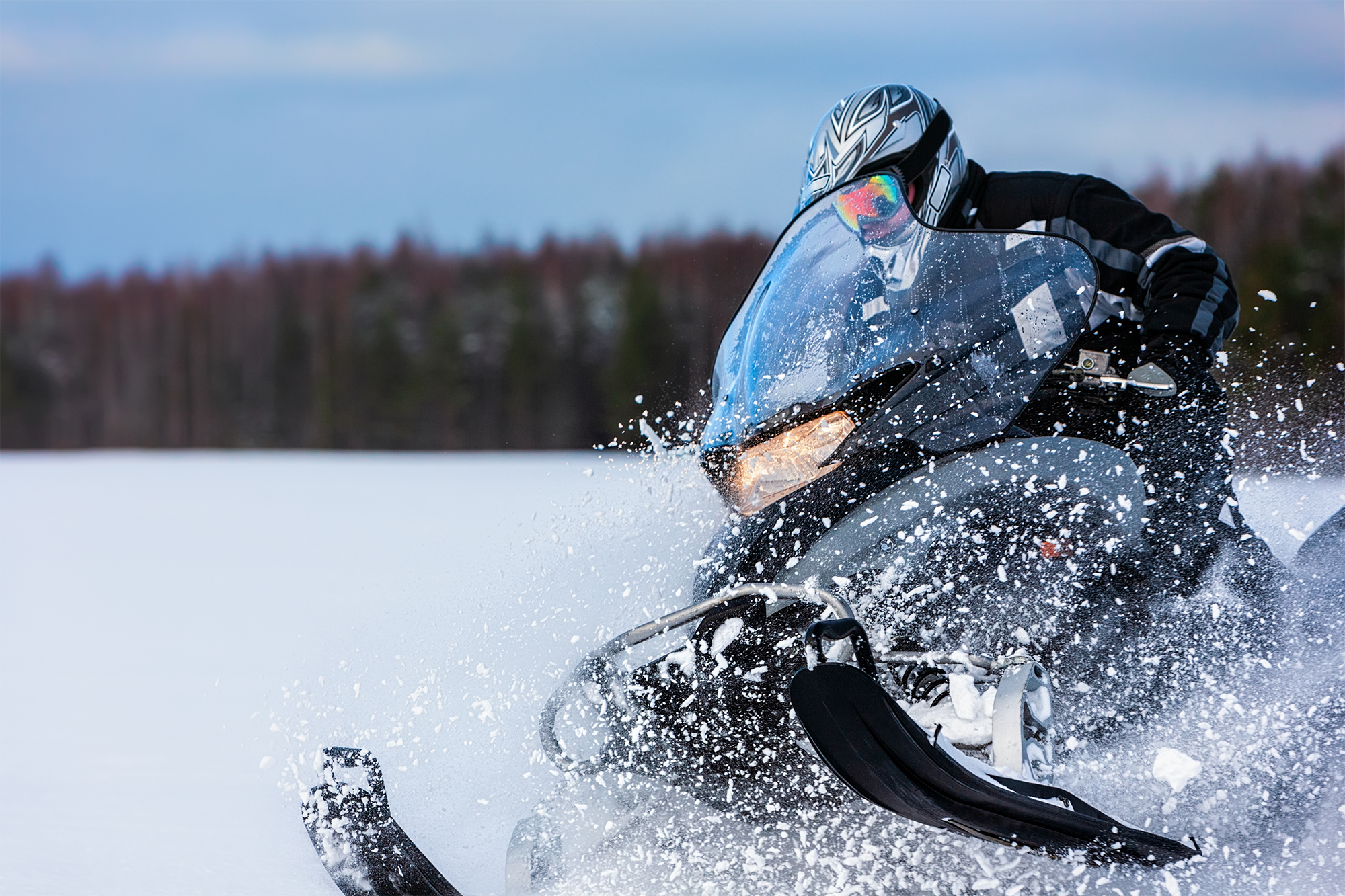 Snowmobiling