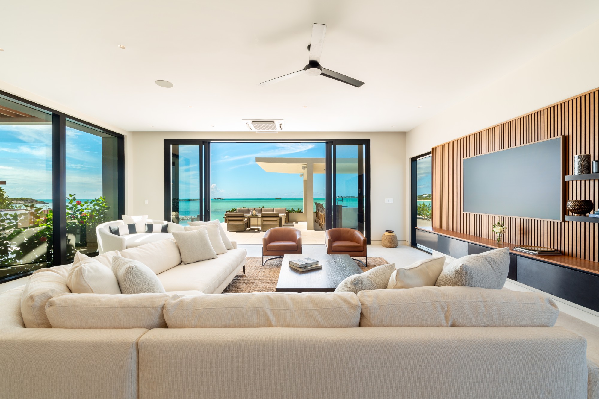 oceanfront view at Villa Solara