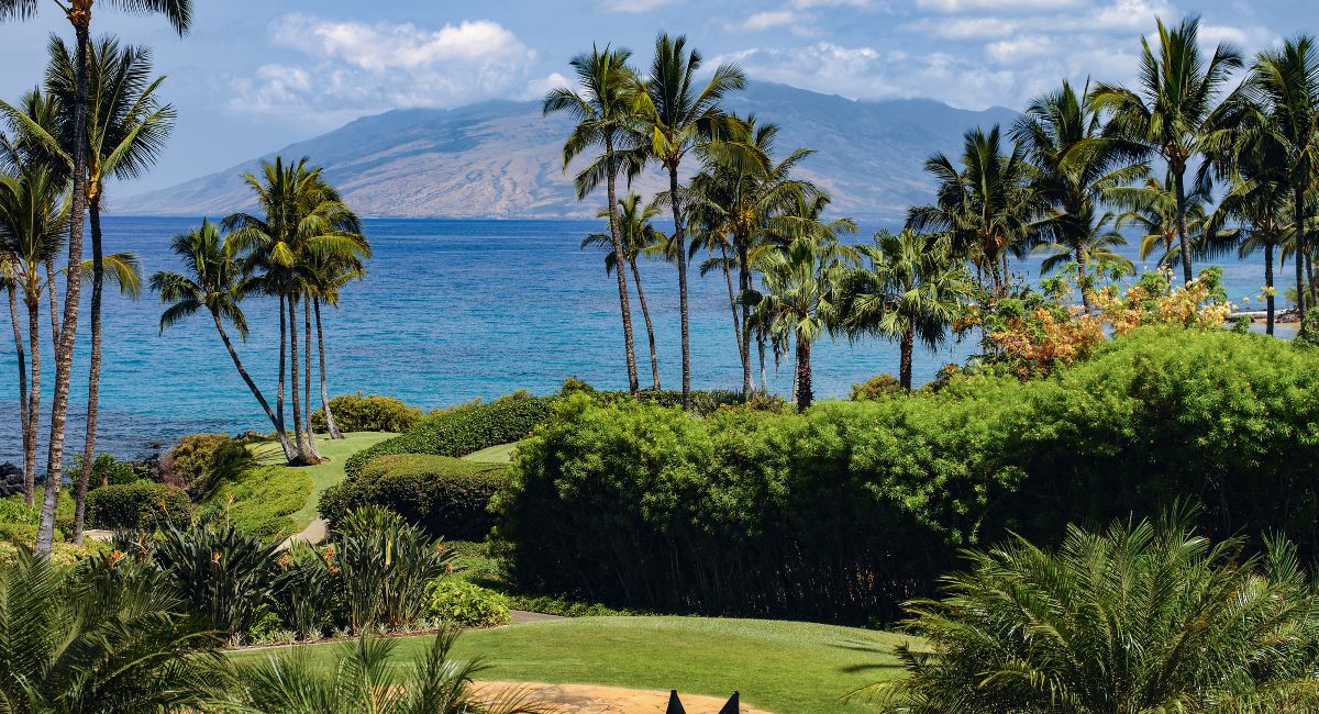 The island of Maui in Hawaii, United States of America