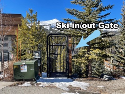 Breckenridge ski in trail gate