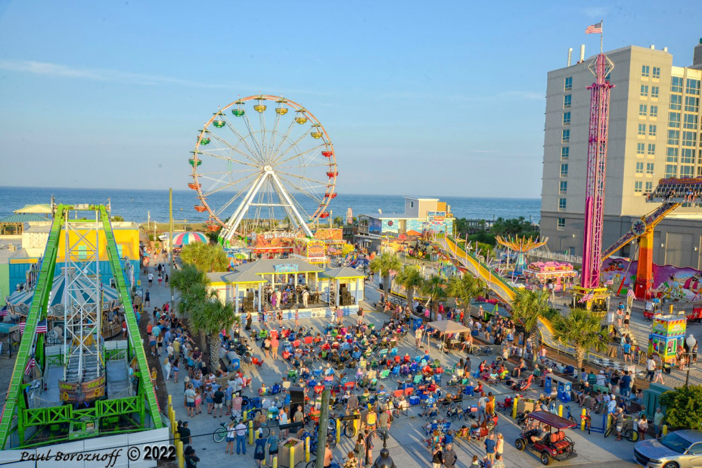 Carolina Beach Board Walk & Ferris Wheel
