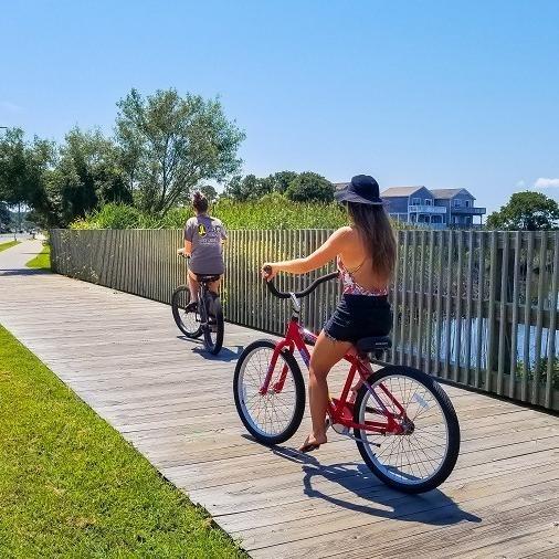 Bicycles in the Outer Banks.