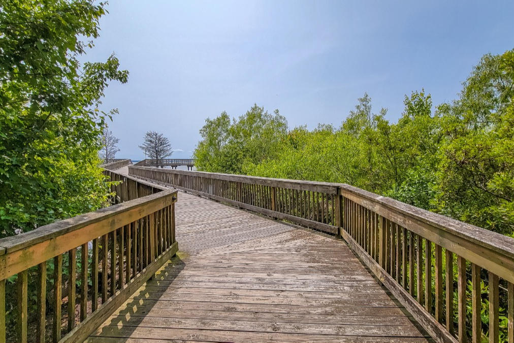 a maritime boardwalk