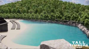 Quarry beach pool